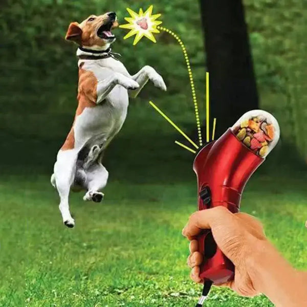 Portable Cat Treat Launcher Gun – Fun and interactive snack dispenser for training and rewarding your cat with ease
