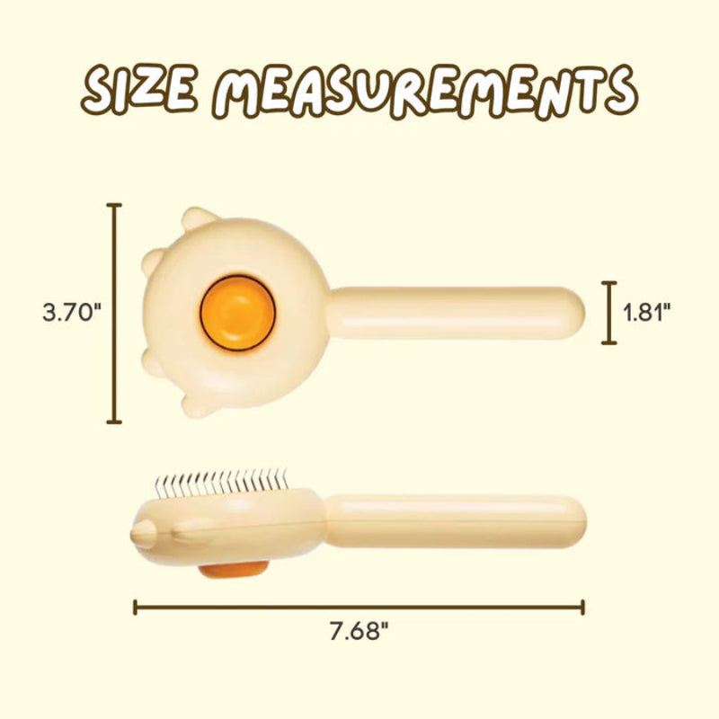 Cat needle comb removing tangles