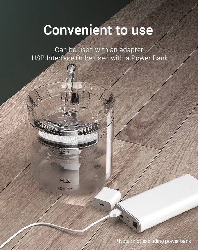 Automatic Cat Fountain 2L with Sensor and Filter - CATSHEE