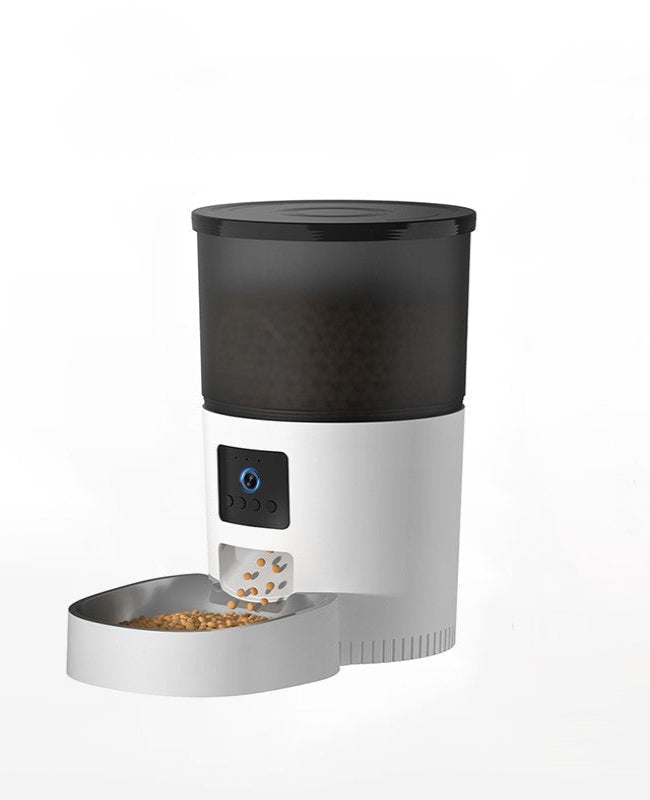Automatic cat feeder 3L with integrated camera and voice interaction