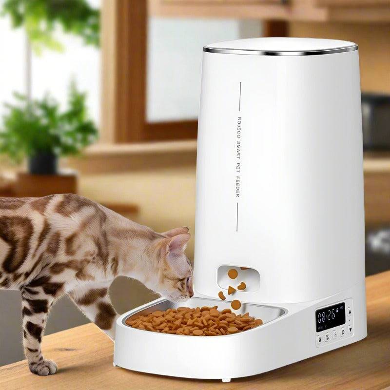 Automatic Cat Feeder 4L with Stainless Steel Bowl - CATSHEE