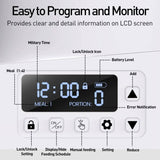 Automatic Cat Feeder 4L with Stainless Steel Bowl - CATSHEE