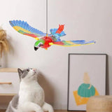 Electric Flying Bird Cat Toy – Simulated bird teaser with realistic motion, keeping cats engaged, active, and entertained for hours