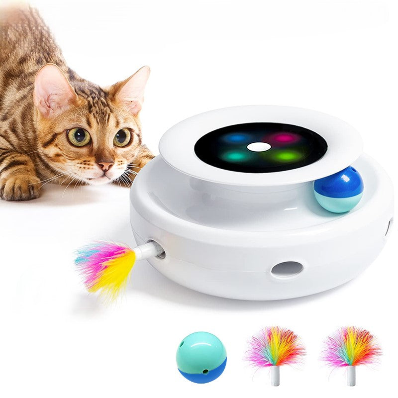 CATSHEE™ 2 in 1 Smart Cat Teaser Toy