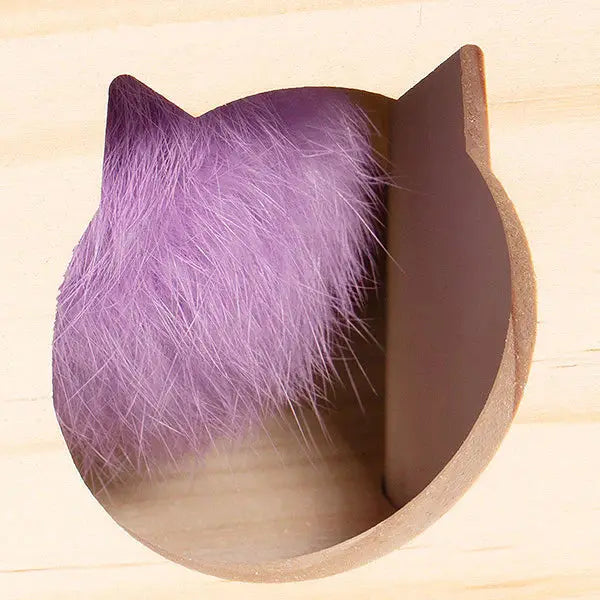 Interactive Wooden Whack-a-Mole Cat Toy – Engaging pet toy that encourages pawing, chasing, and mental stimulation for curious felines