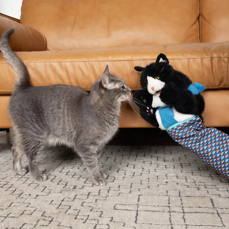 Cat Sumo Wrestler Toy in action, mimicking playful movements