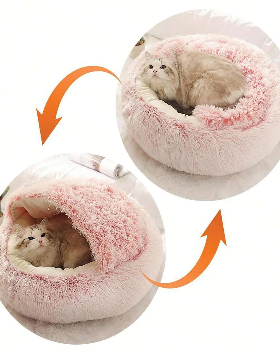 CATSHEE™ Winter Soft Plush Cat Bed