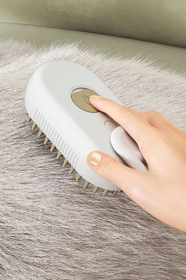 CATSHEE™ Cat Steam Brush : Groom, Massage & Spray