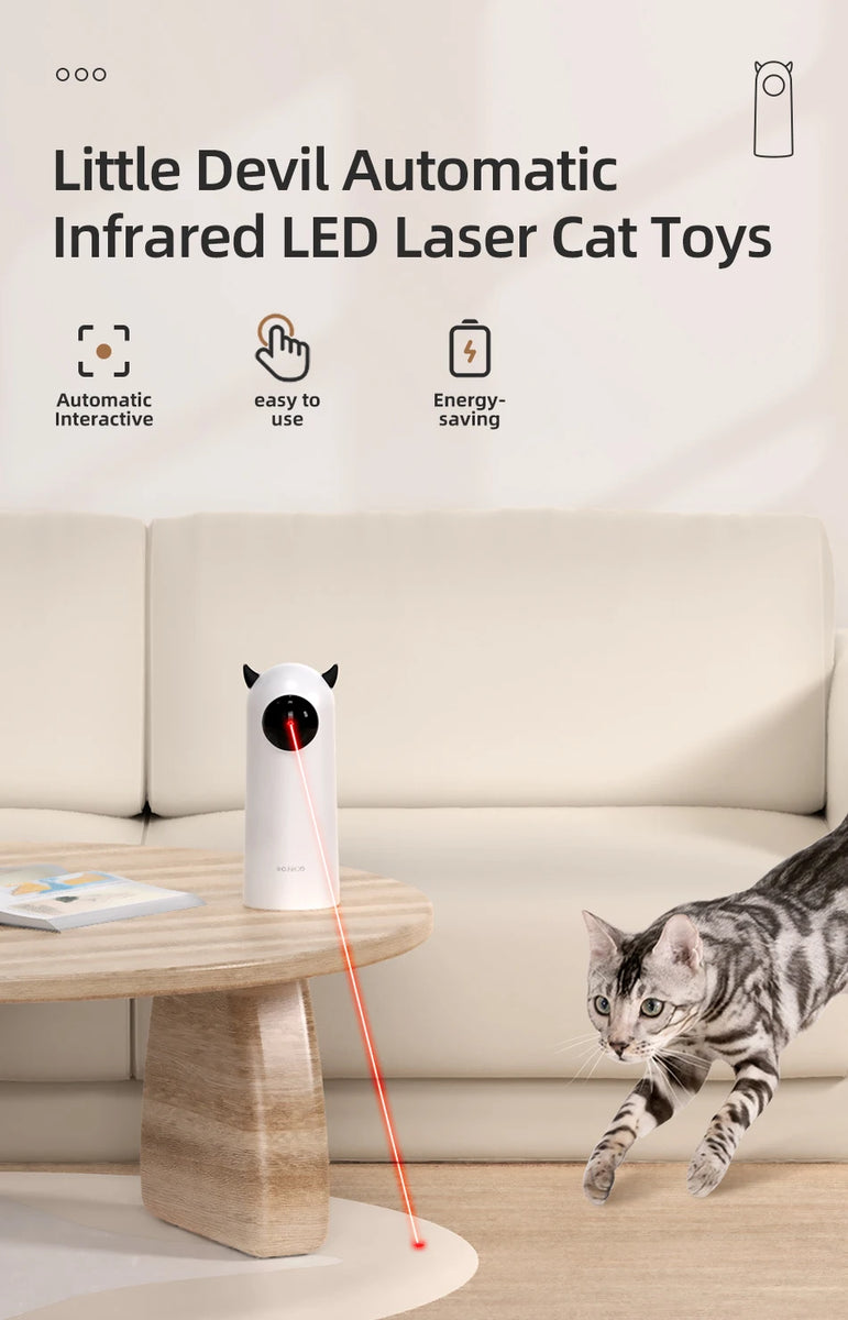 CATSHEE™ Interactive Smart Teasing LED Laser Cat Toy