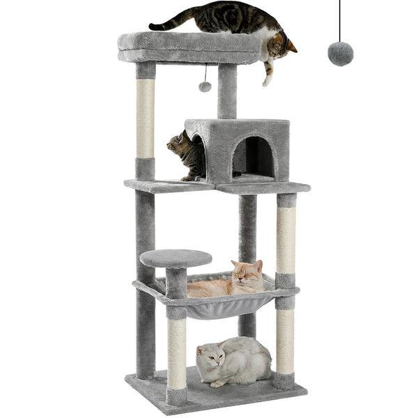 CATSHEE™ Multi Level Cat Tree with Large Hammock