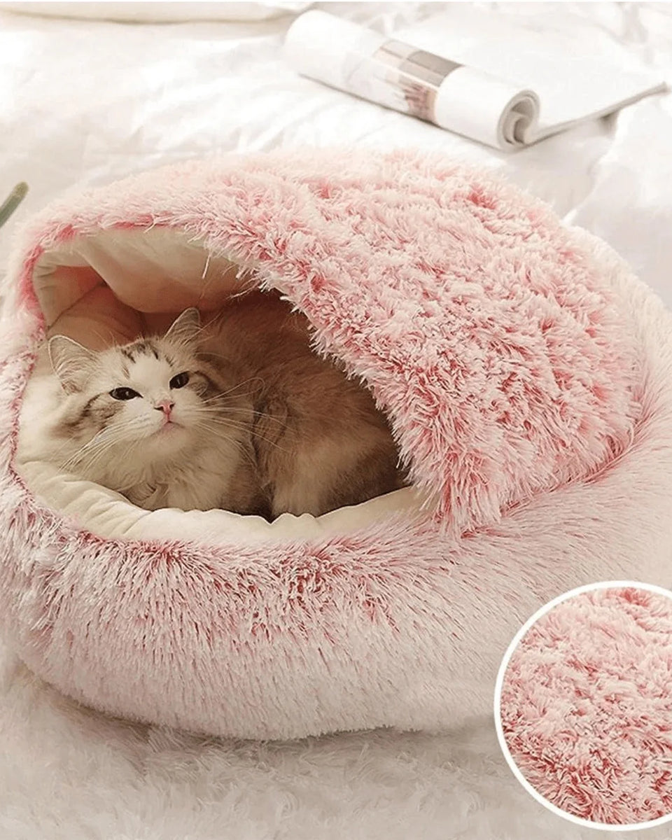 CATSHEE™ Winter Soft Plush Cat Bed