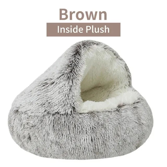 CATSHEE™ Winter Soft Plush Cat Bed