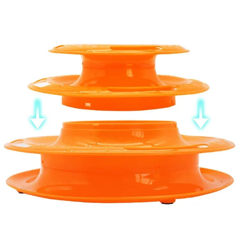 CATSHEE™ Interactive Four Layer Tower Cat Toy