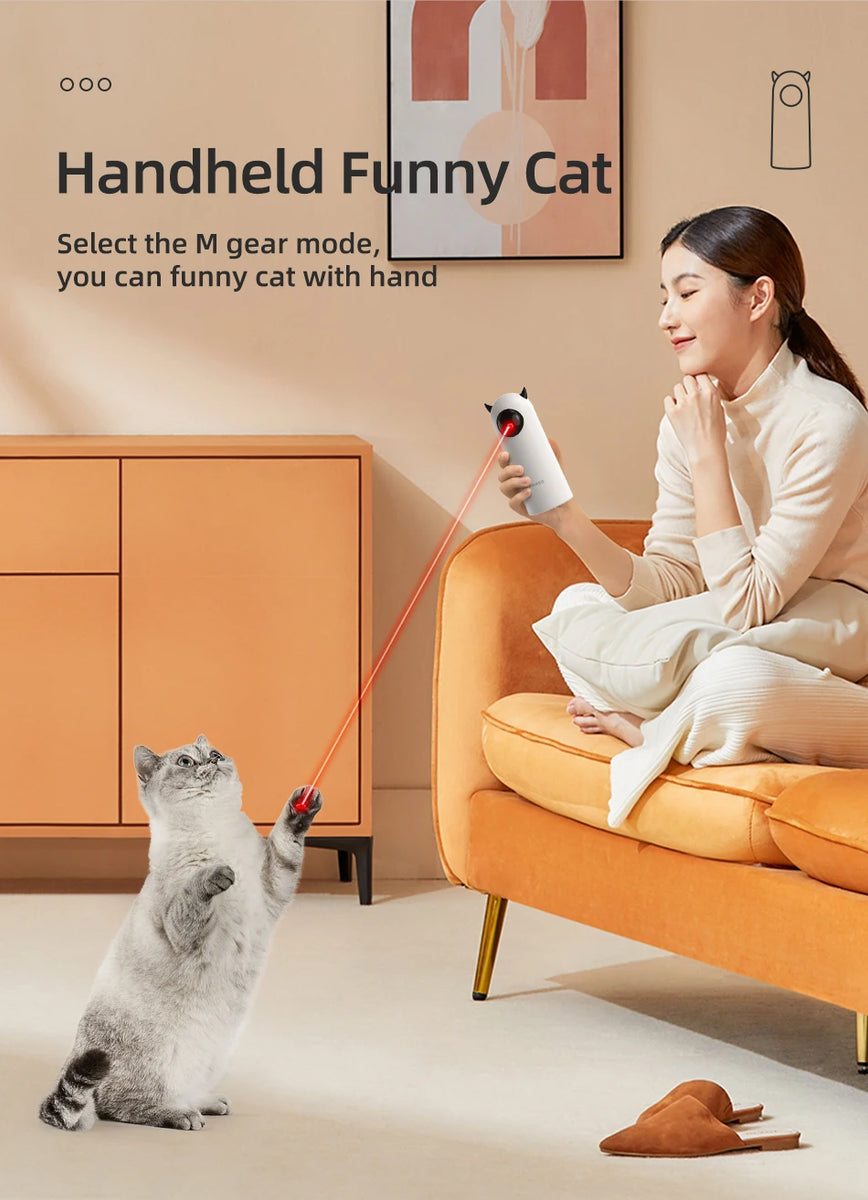 CATSHEE™ Interactive Smart Teasing LED Laser Cat Toy