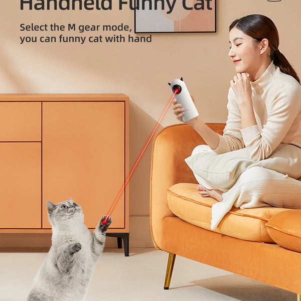 CATSHEE™ Interactive Smart Teasing LED Laser Cat Toy