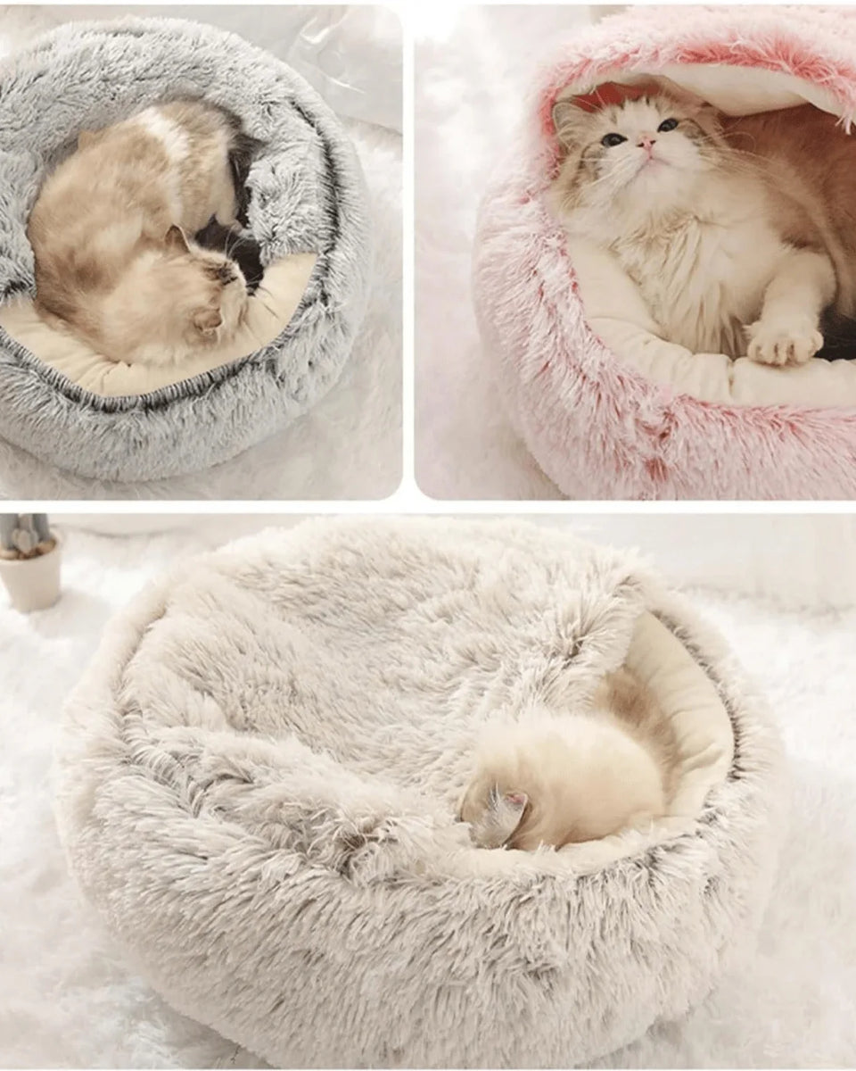 CATSHEE™ Winter Soft Plush Cat Bed