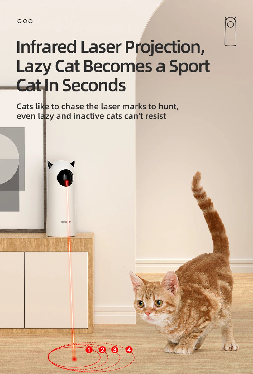 CATSHEE™ Interactive Smart Teasing LED Laser Cat Toy