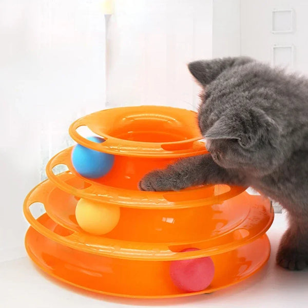 CATSHEE™ Interactive Four Layer Tower Cat Toy