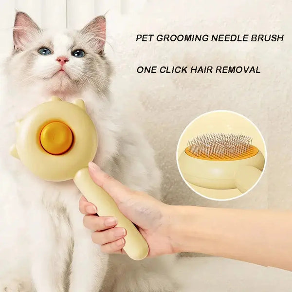 Cat comb with needle design