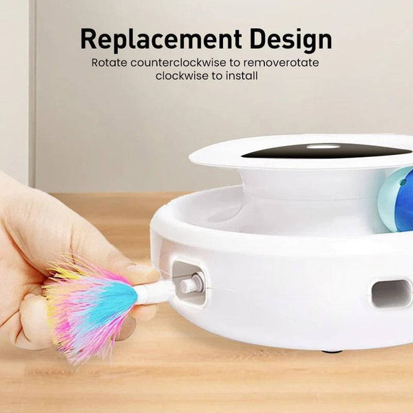 2 in 1 Smart Cat Teaser Toy - CATSHEE