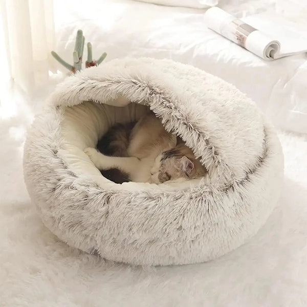 CATSHEE™ Winter Soft Plush Cat Bed