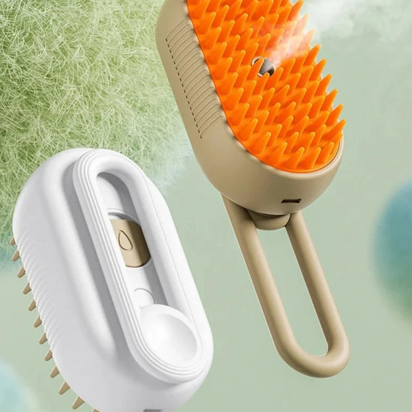 CATSHEE™ Cat Steam Brush : Groom, Massage & Spray