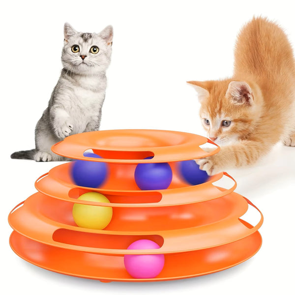 CATSHEE™ Interactive Four Layer Tower Cat Toy