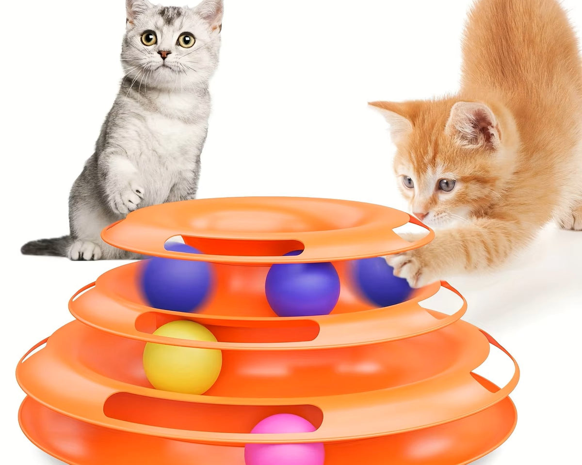 CATSHEE™ Interactive Four Layer Tower Cat Toy