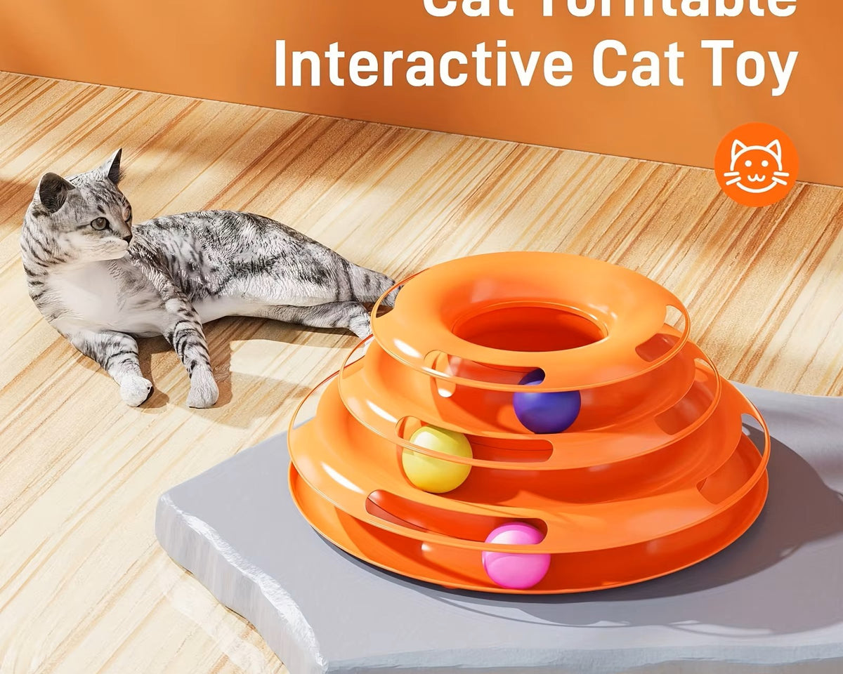 CATSHEE™ Interactive Four Layer Tower Cat Toy