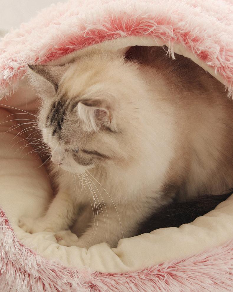 CATSHEE™ Winter Soft Plush Cat Bed