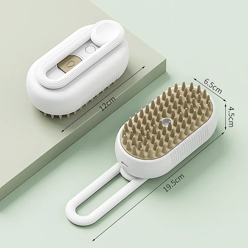 CATSHEE™ Cat Steam Brush : Groom, Massage & Spray