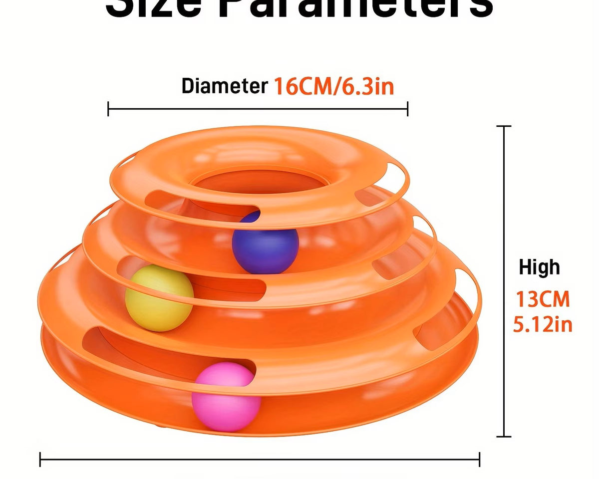 CATSHEE™ Interactive Four Layer Tower Cat Toy